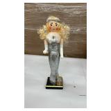 Glamorous Silver Glitter Nutcracker Doll - Retail: $24