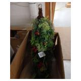 Nearly Natural 30in. Cedar and Berry Artificial Christmas Swag - Retail: $80