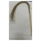 Decorative Gold Fiber Optic Spray with Crystal Accents - Retail: $12