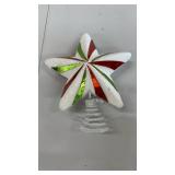 Christmas Tree Star Topper with Metallic Accents - Retail: $12