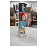 Holiday Stacking Mugs Set with Stand - Retail: $24