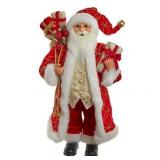 Kurt Adler 17-Inch Kringle Klaus Red Santa with Gifts - Retail: $88