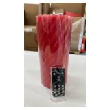 Red LED Flameless Candle with Remote Control 4âx10â - Retail: $15