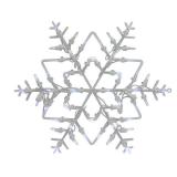 Northlight 18  White LED Lighted Snowflake Christmas Window Silhouette - Retail: $60