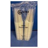 GMAX Clear Plastic Cups - 9 oz 100pc Pack