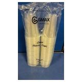 GMAX Industries 9oz Clear Plastic Cups - 100pc Pack