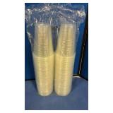 GMAX Clear Plastic Disposable Cups - 100 Pack