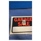 Hy-Ko Garage Sale Sign. Pack of 10.