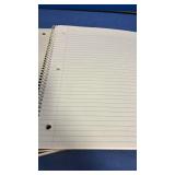 Top Flight College Rule Spiral Notebooks - 70 Sheets. 2 green. 1 blue.