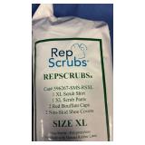 RepScrubs XL Medical Scrub Set with Accessories. 2 packs.