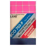 Pink Labelblank Die-Cut Labels - 8000 Count