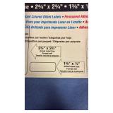 Labelblank Z-BCO 6400 Lime Laser Labels Combo Pack