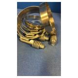 Stainless Steel Hose Clamps Set. 5 each.