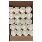 Uniq 4oz Yellow Ice Cream Cups - Case of 1000