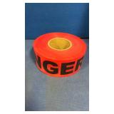 Fluorescent Orange Danger/Warning Tape Roll