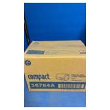 Compact Side-By-Side Tissue Dispenser - Black