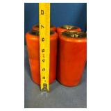 Industrial Orange Polyurethane Roller Set