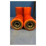 Industrial Orange Polyurethane Roller Set