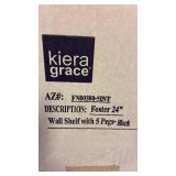 Kiera Grace Foster 24-inch Wall Shelf with 5 Pegs
