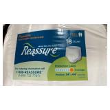 Reassure Overnight Adult Underwear - 18 Count Medium