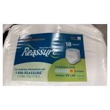Reassure Overnight Adult Underwear - Medium 18 Count
