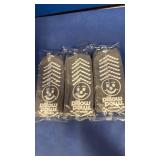 3 pair Pillow Paws Terries Double-Imprinted Hospital Socks