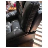 Black Leather Lift Recliner Chair