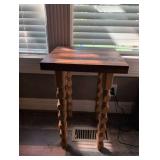 Vintage Farmhouse Dining Table with Turned Legs