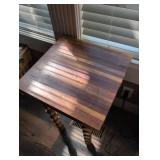 Vintage Farmhouse Dining Table with Turned Legs