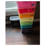 Rainbow Storage Drawer Set with Fellowes Shredder