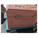 Vintage Pink Cuddles Stuff Storage Box