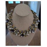 Vintage Crystal Statement Necklace
