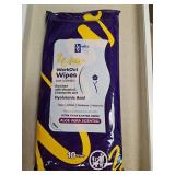 Violet Vibes Workout Wipes for Women - 10 Count Pack