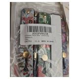 Floral Phone Strap Set with Bunny Necklace & Rhinestones for Nail Art