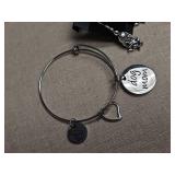 Dog Mom Charm Jewelry Set & Earrings