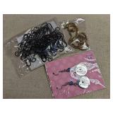 Dog Portrait Earrings & Inspirational Bracelet Set