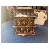 Christmas Village Houses x 8- B1