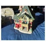 Christmas Village Houses x 8- B1