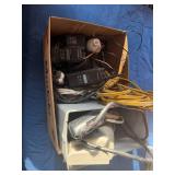 Motorola Hand Held Radios x 2/ Power Strip/ Shredder/ Extension Cord- B1