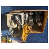 Motorola Hand Held Radios x 2/ Power Strip/ Shredder/ Extension Cord- B1