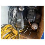 Motorola Hand Held Radios x 2/ Power Strip/ Shredder/ Extension Cord- B1