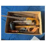 Wood Handled Hammers & Hand Saws Flat- B1