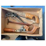 Wood Handled Hammers & Hand Saws Flat- B1