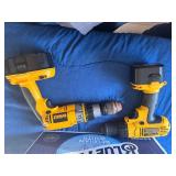 DeWalt Cordless Drills x 2 w/ Batteries & Chargers- B1
