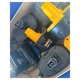 DeWalt Cordless Drills x 2 w/ Batteries & Chargers- B1