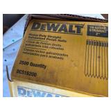 DeWalt Finish Nails/ Hay hook/ Filet Knife & Miscellaneous Flat- B1