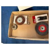 Stihl Weed eater Head and Plastic Pivot Trim Blades/ Grinder Wheel & Buffer Flat- B1