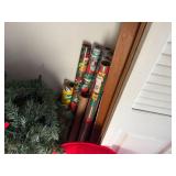 Closet Full of Miscellaneous Christmas Decorations- B1