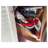 Closet Full of Miscellaneous Christmas Decorations- B1