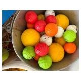 Golf Balls/ Rubber Balls/ Ball Gloves- B1
